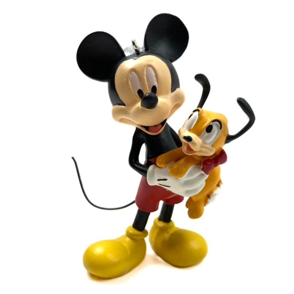 Mickey Mouse with Baby Pluto Puppy Hallmark Ornament New in Box